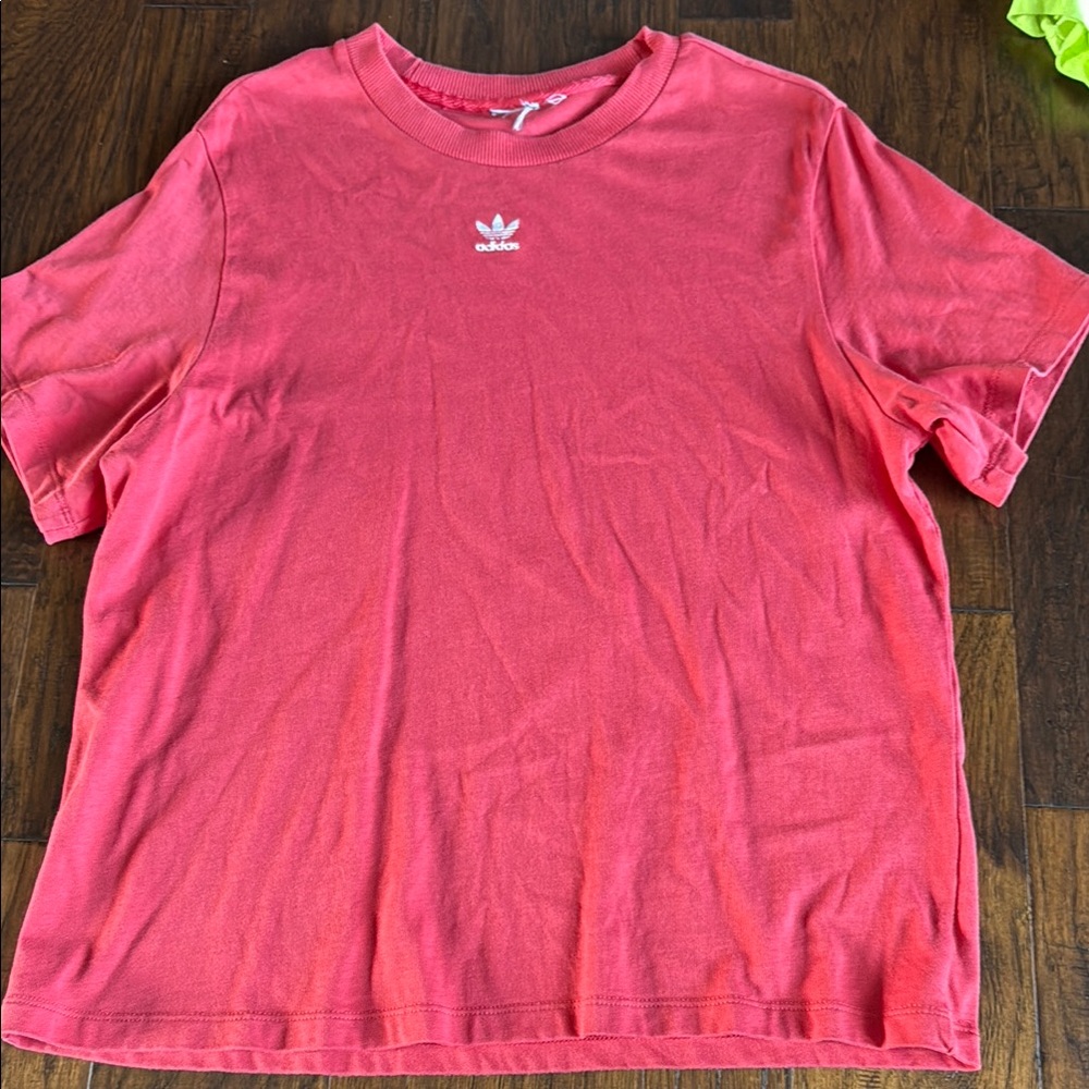 Adidas Men's Red T-Shirt